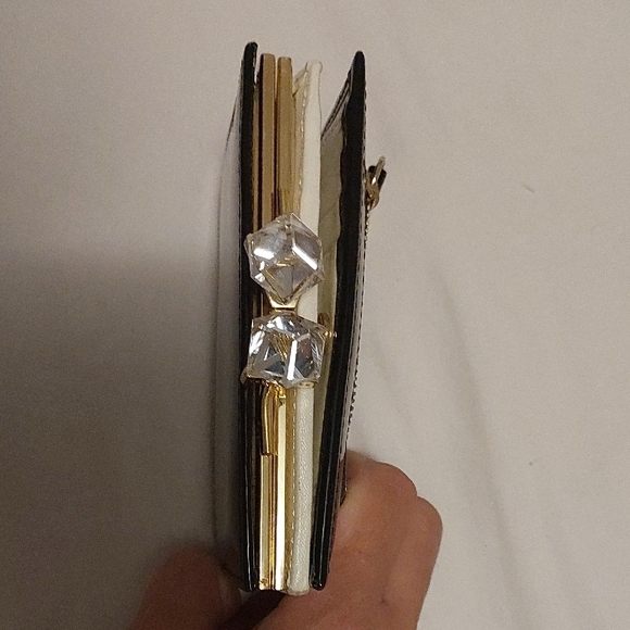 New Ted Baker Glossy Black Wallet - Picture 5 of 5